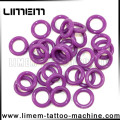Venda quente mais novo estilo Tattoo Machine Purple Silicone O Ring